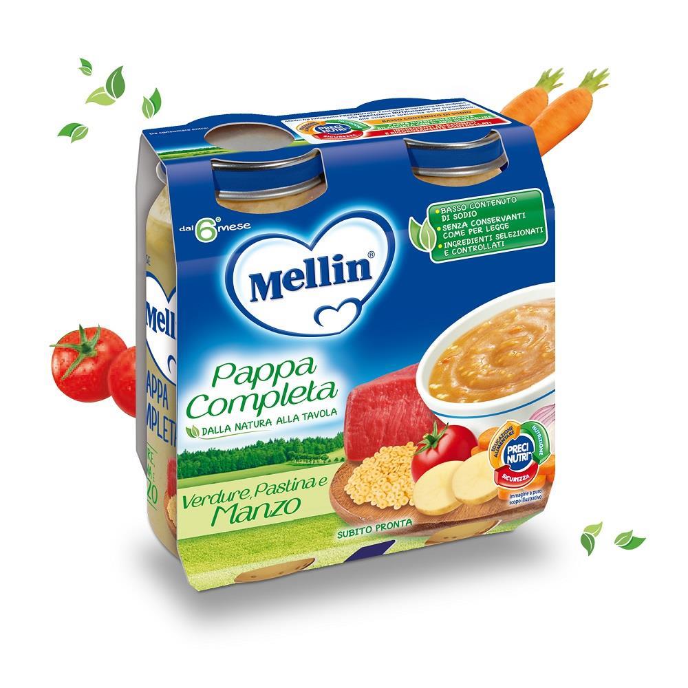 Mellin Pappa Completa 2x 250gr
