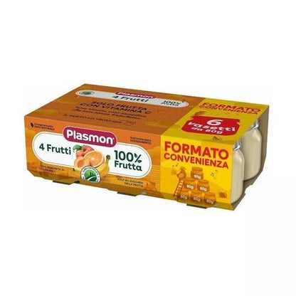 Plasmon Frutta 6x80gr