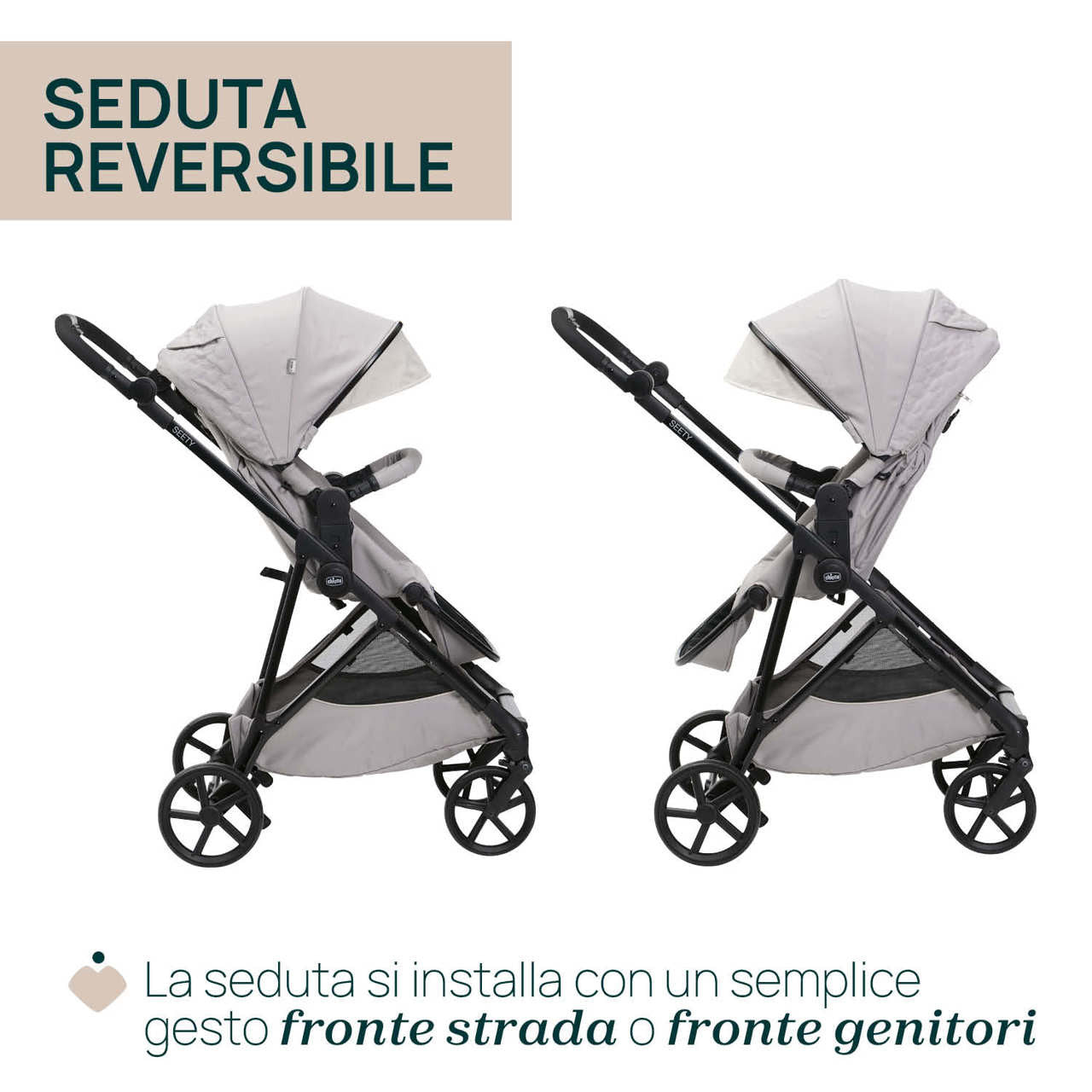 Chicco Trio Seety Beige